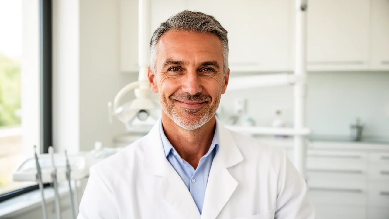 Dr. Joey Cazares, DDS, a trusted McAllen dentist, in his modern dental practice.